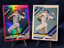 2019 Panini Donruss - Brandon Nimmo #56 Holo Pink With Base Variation