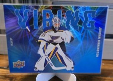 2025-26 Upper Deck #VB-1 Jordan Binnington Vibing St Louis Blues 