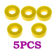 5pcs , Yellow, Gas Line Pipe Threaded Band 1.2mm x 12m