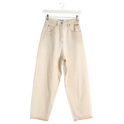 MSGM Jeans Boyfriend 32 IT 38 Weiß Sehr gut
