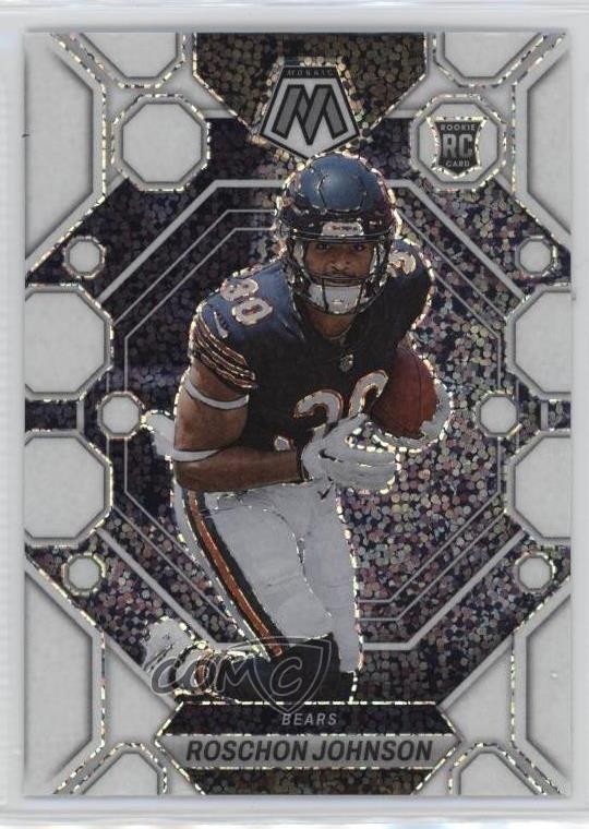 2023 Panini Mosaic Rookies White Sparkle Prizm Roschon Johnson #359 Rookie RC