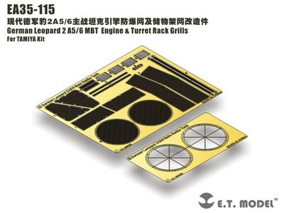 ET Model 1/35 EA35-115 EA35-115 German Leopard 2 A5/6 MBT Engine & Turret Rack