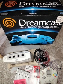 SEGA Dreamcast, Box, Inserts, Controller, Console Tested: Turns On Doesn't Load.