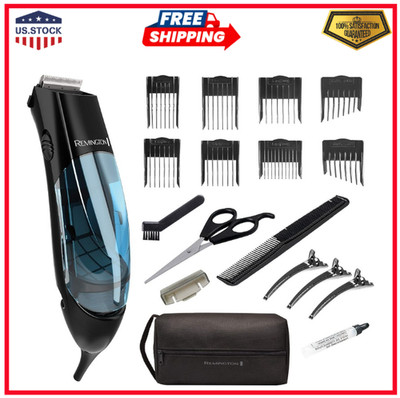Remington Vacuum Haircut Kit, Vacuum Beard Trimmer, Hair Clippers for Men with R