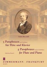 Cinque parafrasi basate su flauto e pianoforte Verdi-Operas (avanzate - difficili) Br