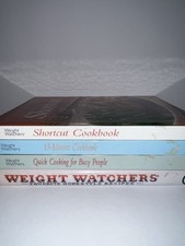 Lot of 4 Vintage Weight Watchers Cookbooks Hardcovers 1-4 Weight Loss