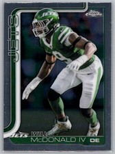 2025 Topps Chrome Football - Will McDonald IV - #241 - New York Jets