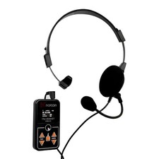 Two Way Communication Headset Digital Wireless Type Black