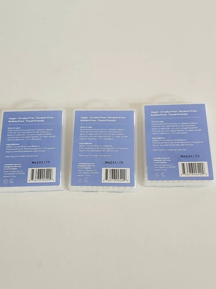 72 hisopos de algodón Alleyoop para maquillaje, hisopos para eliminar maquillaje rellenos de líquido Foto 4 de 4