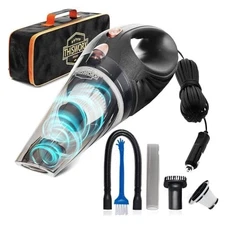 Car Vacuum, Portable Handheld Vacuum Cleaner with 16ft Cord, HEPA Filter, & A...