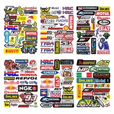Motocross Decal MX Racing Stickers Kit Car ATV Helmet Dirt Bike Wheel Vinyl Deco