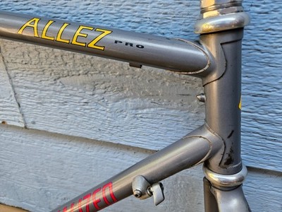 Vintage 90s Specialized Allez Pro 56cm Road Bike Frame + Fork