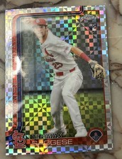 2025 Topps Chrome - Thomas Saggese #87 X-Fractor (RC)