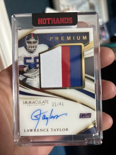 2020 Panini Immaculate - Premium Patch Auto Lawrence Taylor #PPA-48 /49 (AU, MEM
