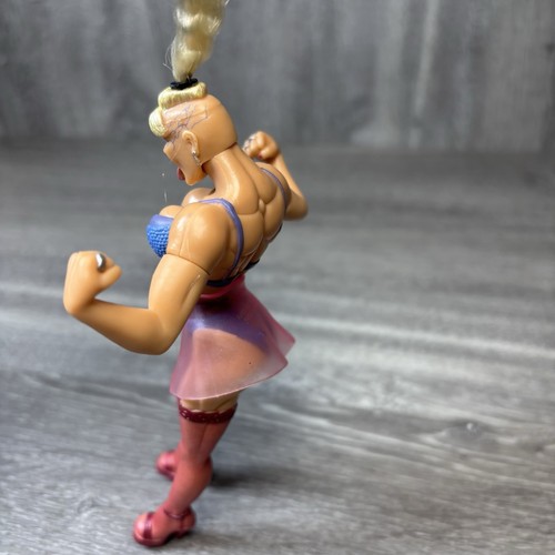 WWF Jakks Grudge Match Luna Vachon Figure Displayed Only WWE Female Wrestler - Bild 7 von 7