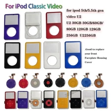 New Front Face Plate &Turntable & Dots Apple iPod Classic Video 5 5.5th Gen 30GB