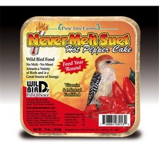 Pine Tree Farms PTF3013 12 OZ. Semilla de pájaro pimienta picante Never Melt Suet