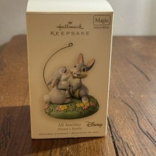 2007 Disney Bambi All Atwitter Thumper Hallmark Keepsake Ornament Magic Motion