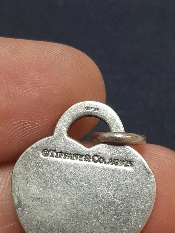 Grande, Iconico ciondolo a forma di Cuore Tiffany & Co XL. Argento 925. - Immagine 4 di 4