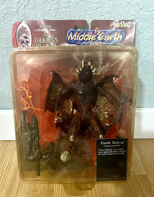 Earth Balrog Figure Lord Of The Rings Middle Earth Toys New Sealed | eBay