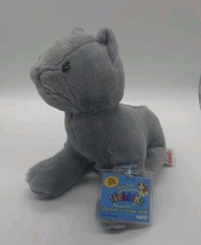 Ganz Webkinz Charcoal Cat Plush Stuffed Animal Sealed Code Tag Gray NEW