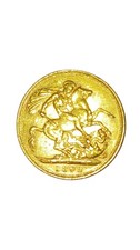 1892 Queen Victoria Jubilee Head Full 22ct Gold Sovereign Coin