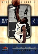 2002-03 Fleer Genuine #26 Michael Finley Dallas Mavericks