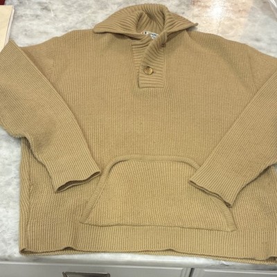 Triomphe by Andhurst Vintage Sweater XL Beige 100% Virgin Orlon Acrylic