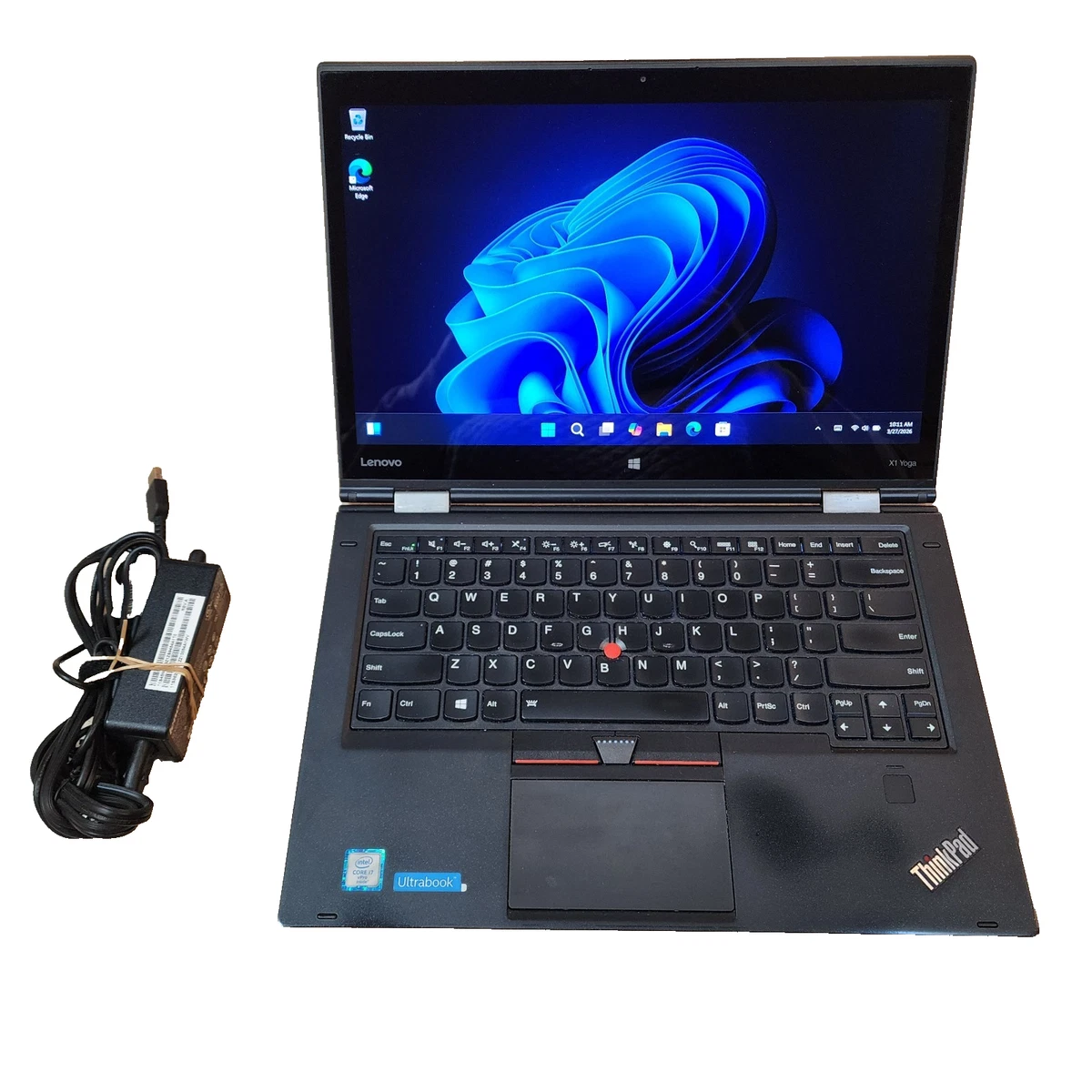 PC Portable Lenovo X1 Yoga 1st Gen – I7-6600U, 8Go, SSD 256Go, Win11 Pro