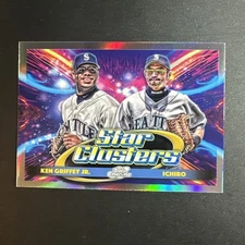 2025 Topps Chrome Cosmic Baseball Ken Griffey Jr Ichiro Star Clusters #DSC-2