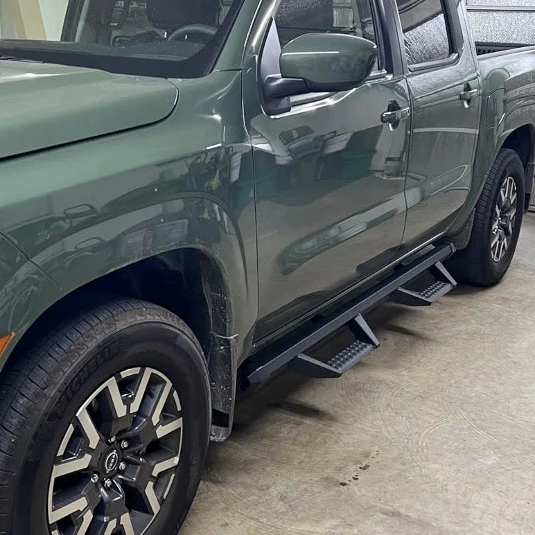 Drop Steps For 2005-2026 Nissan Frontier Crew Cab 4" Running Boards Side Bar Foto 2 de 4