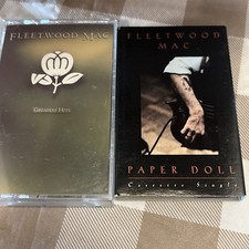 FLEETWOOD MAC - Greatest Hits 1990 Cassette Tape Warner Bros Paper Doll Single