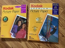 Kodak Picture Paper   50 Sheets   Soft Gloss- 8.5 x 11 package 15 High Gloss Lot