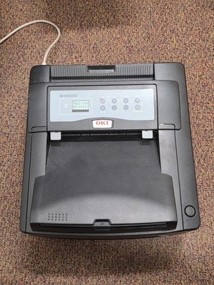 OKI B4600 Monochrome Laser Printer | Gilbarco PA03400017 | For Parts or Repair