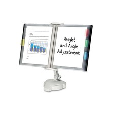 Fellowes Desktop Reference Rack - Platinum, 22300