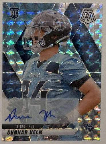 Gunnar Helm 2025 Panini Mosaic Rookie Auto