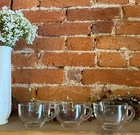 Vintage Federal Glass Hospitality Snack Cups – Set of 3 | Clear Glass