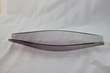 Blenko Wayne Husted Sheared Bowl 1959 #599 Lilac Purple Sliced Elongated 16"