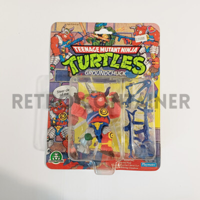 TMNT Teenage Mutant Ninja Turtles - 1991 Groundchuck MISB MOC NEU Sealed Vintage