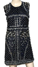 Alberta Ferretti Limited Edition COUTURE Bead Embroidered Dress US 2 / IT 38