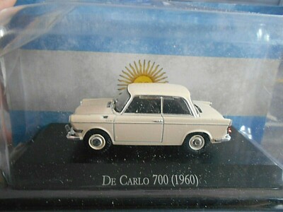 BMW 700 Sport De Carlo weiss white creme 1960 Argentina Atlas IXO Altaya SP 1:43