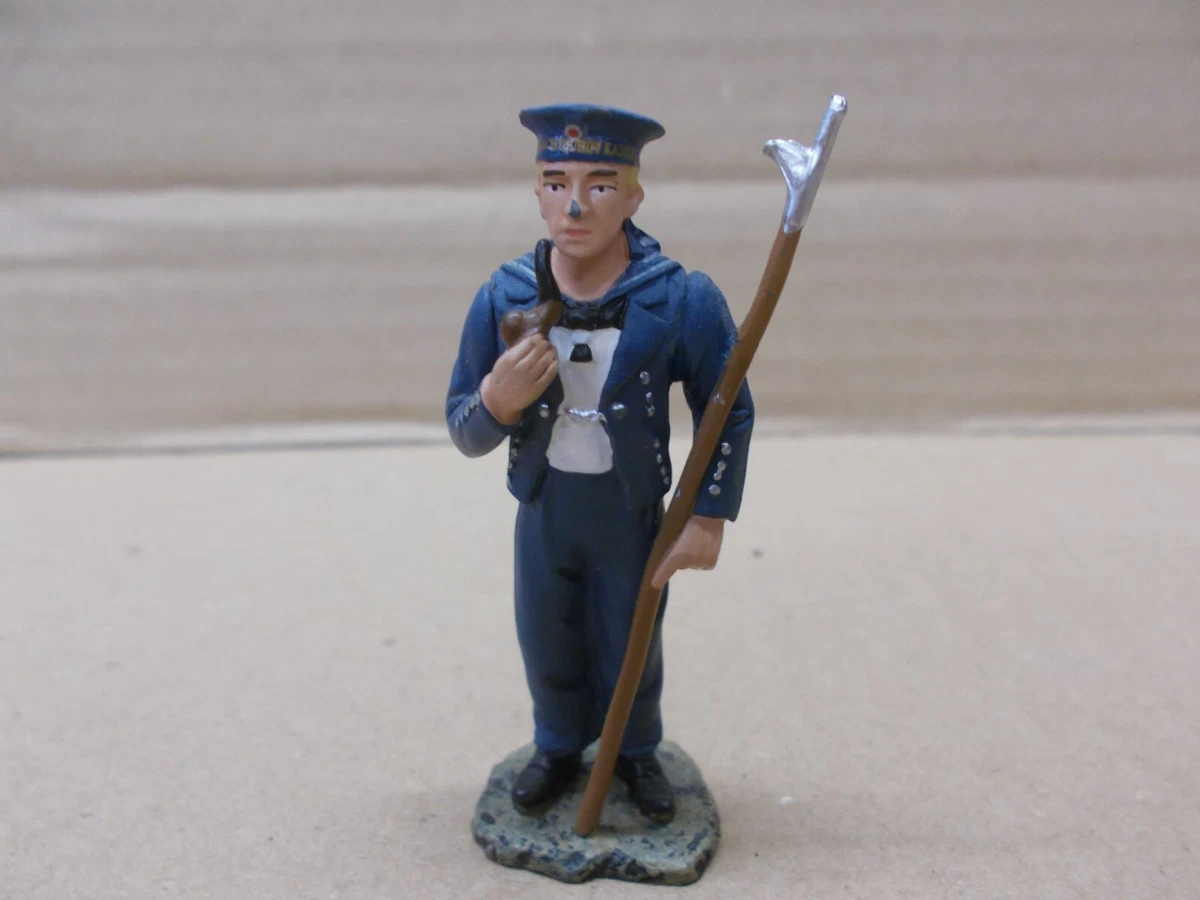 Figurine En Plomb Hachette - Soldat Matelot Allemand 1916 - 1:32 (60 Mm) - Première Guerre Mondiale