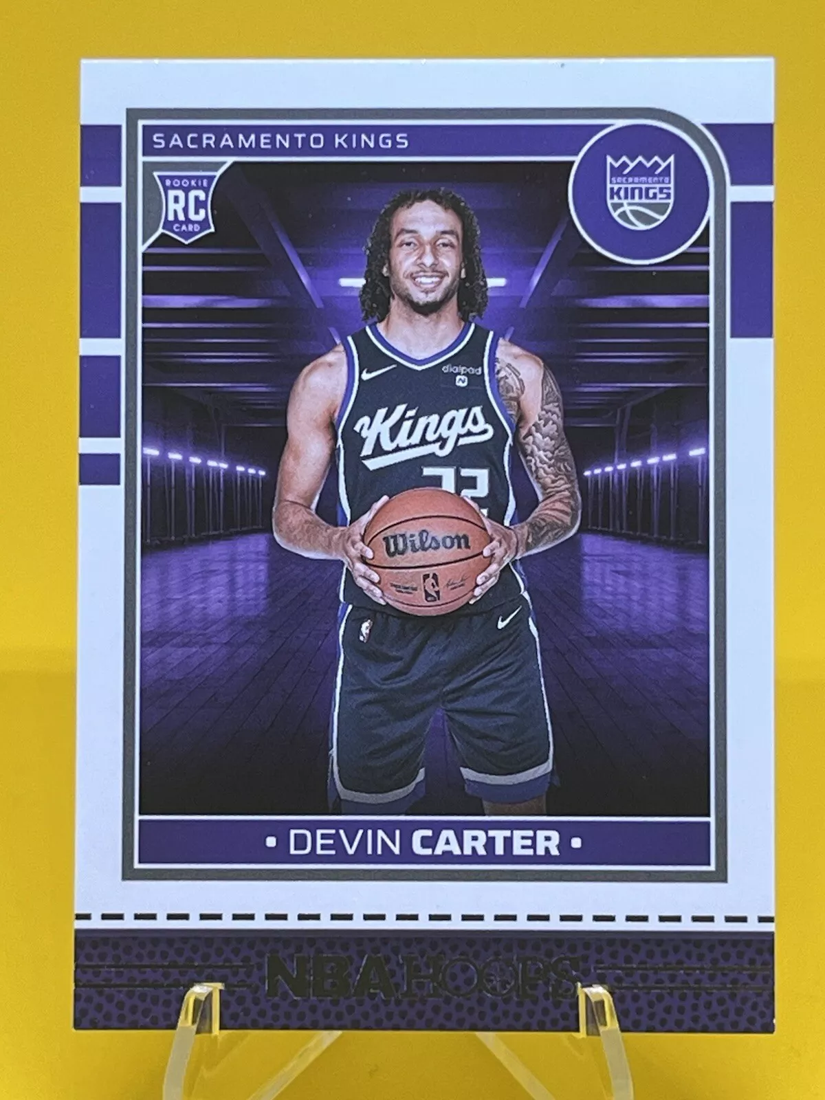 Devin Carter trading card