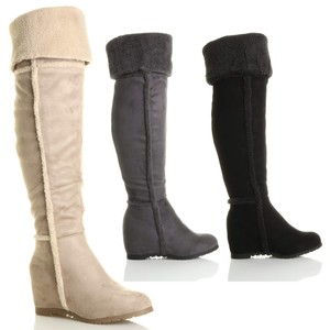 cuissarde femme talon compensé