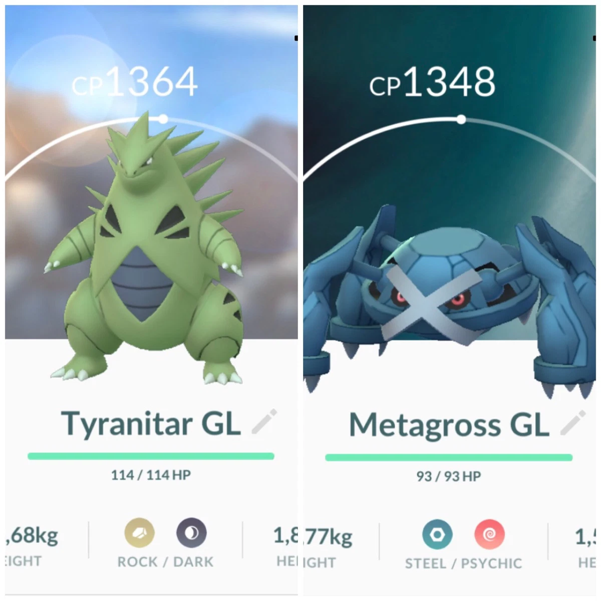 Pokemon Go - Legacy Moveset Trade (1)(Legacy's:Mewtwo,Tyranitar