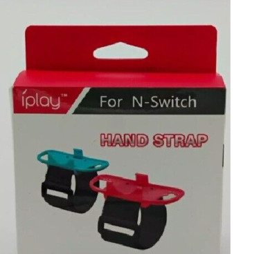 iPlay Hand Strap For N-Switch New in Box Red Blue 2 Pack