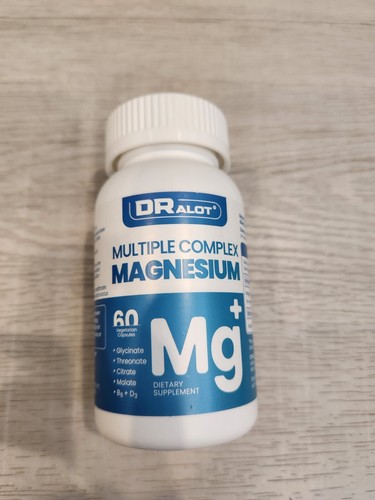 Quadruple Magnesium Supplement Multiple Complex Magnesium Body Support 60 Caps
