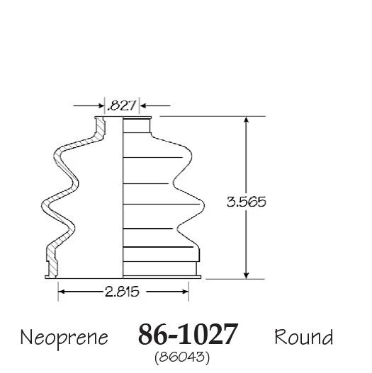 Bota de eje CV interior y exterior para Datsun 310 1979-1982 Foto 2 de 3