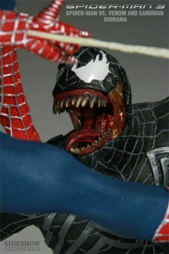 Ultra Rare Sideshow SPIDERMAN VS VENOM AND SANDMAN Diorama Ultra Rare Sideshow SPIDERMAN VS VENOM AND SANDMAN Diorama