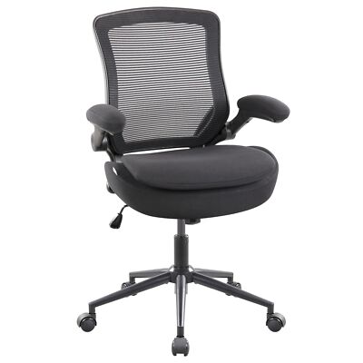 Ergonomic Mesh Office Computer Desk Chair,with Flip-Up Arms,Lumbar Support Sw...